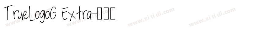 TrueLogoG Extra字体转换